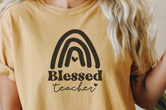 Blessed Teacher SVG Cut File: An Embroidery Review