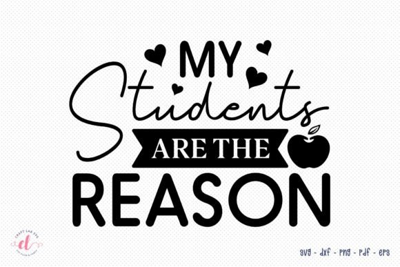 My Students Are the Reason SVG: A Stitch Test