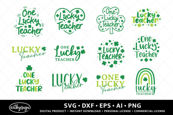 One Lucky Teacher SVG: St. Patrick's Day Design Review