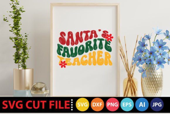 Retro Santa’s Favorite Teacher SVG: A Maker's Review