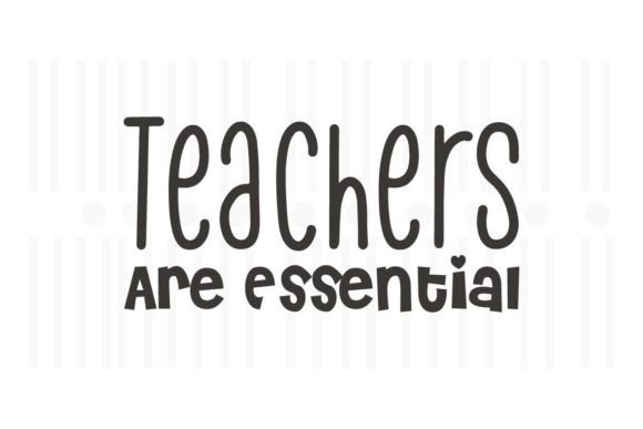 Teachers Are Essential SVG: An Embroidery Review